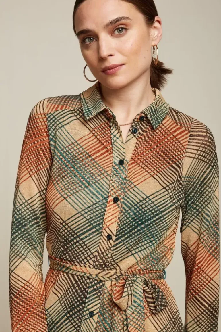 Olive Midi Dress Motion