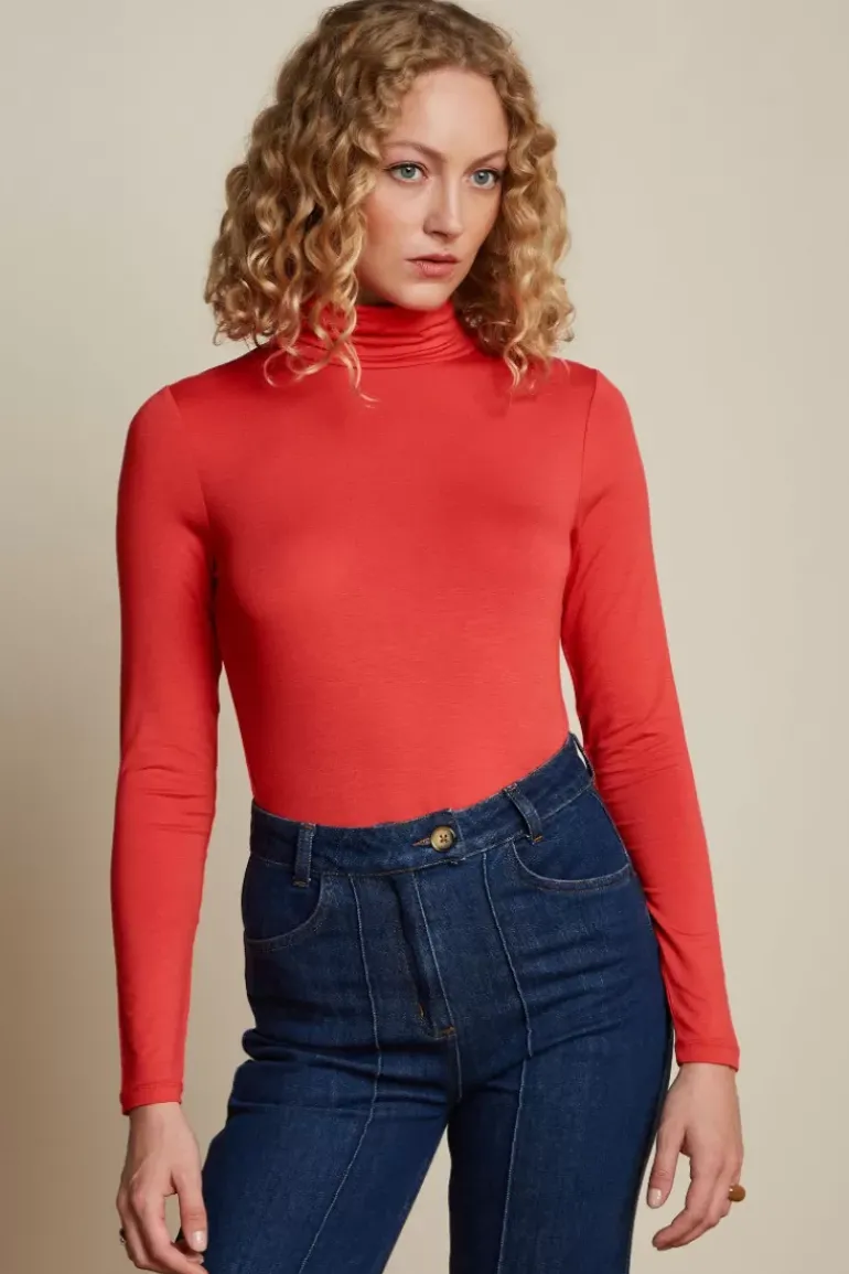 Rollneck Top Ecovero Light