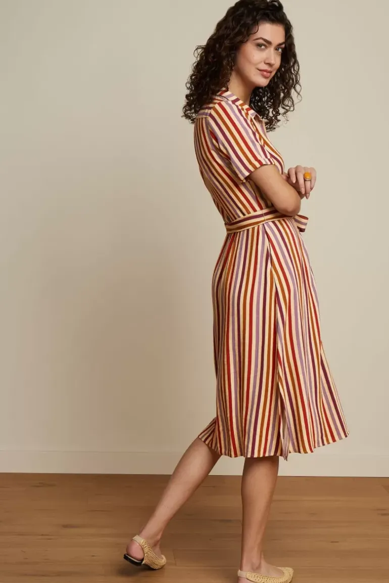 Rosie Dress Cassava Stripe