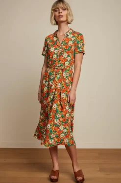 Rosie Midi Dress Keylime