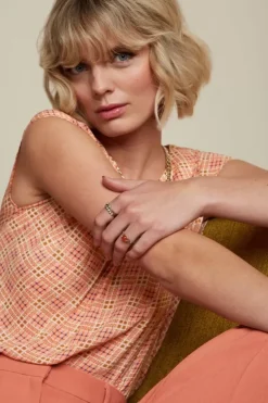 Shirley Top Sapeuse Check