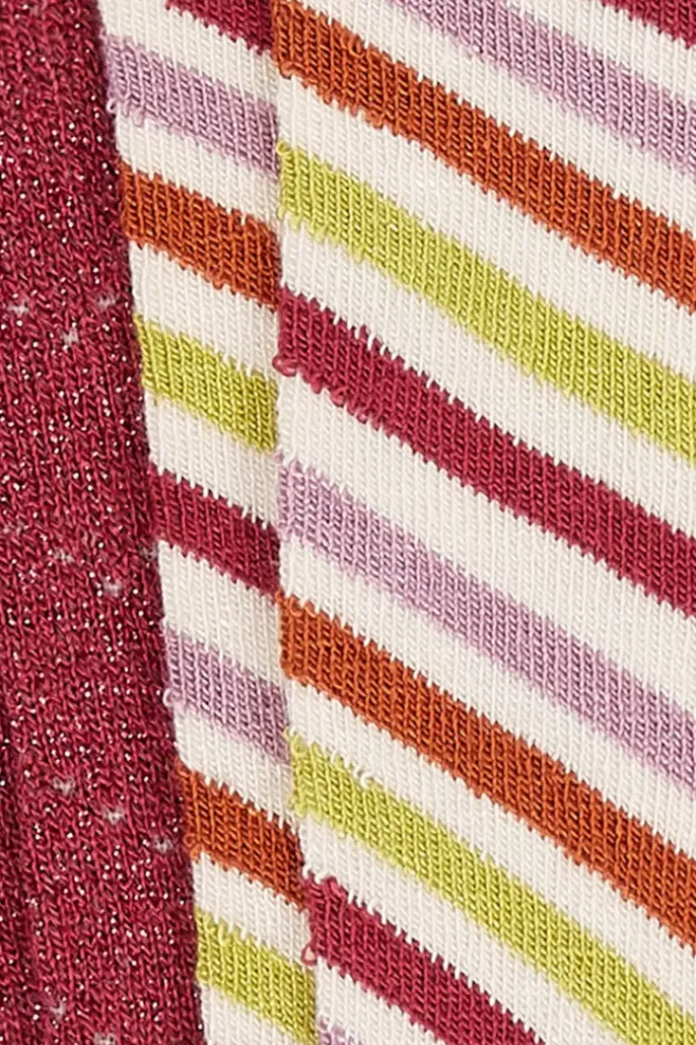 Socks 2-Pack Cassava Stripe