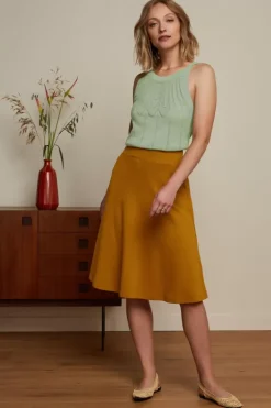 Sofia Midi Skirt Milano Crepe