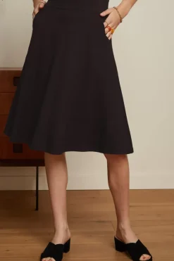 Sofia Midi Skirt Milano Crepe