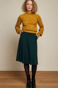 Sofia Midi Skirt Milano Crepe