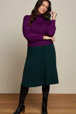 Sofia Midi Skirt Milano Crepe