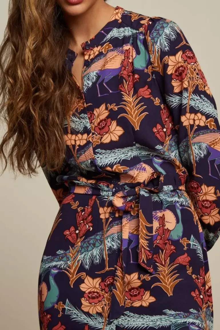 Stella Midi Dress Manhattan