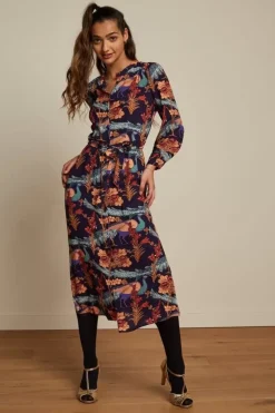 Stella Midi Dress Manhattan