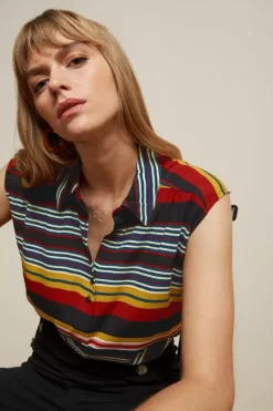 Viv Blouse Maxim Stripe