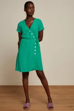 Zuma Wrap Short Dress Sandy